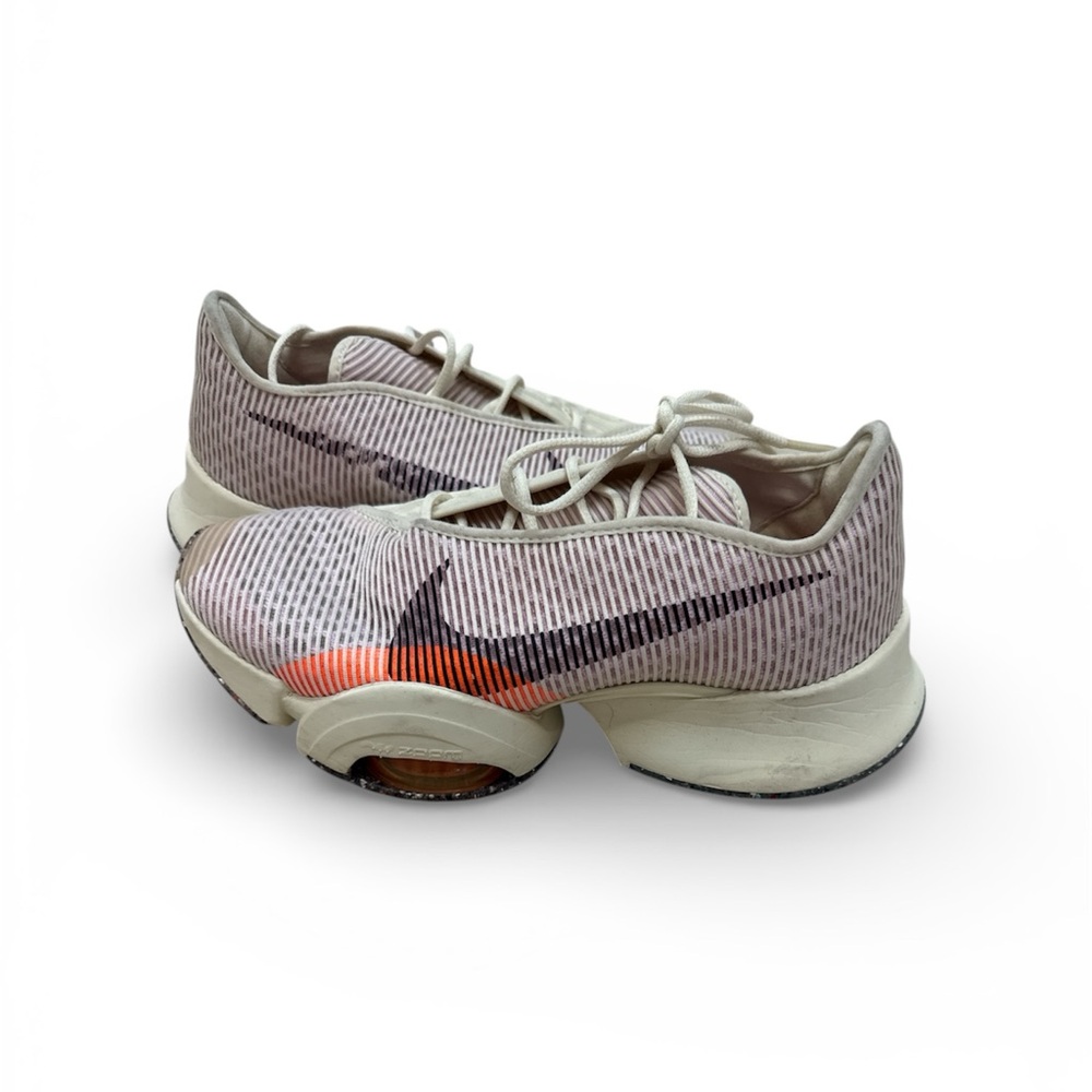 Nike White and Orange Running Shoes
